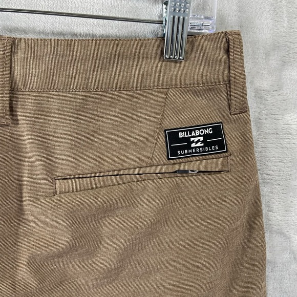 Billabong Board Shorts mens 28x9 Crossfire Submersibles Hybrid Quick Dry Brown - Picture 10 of 13